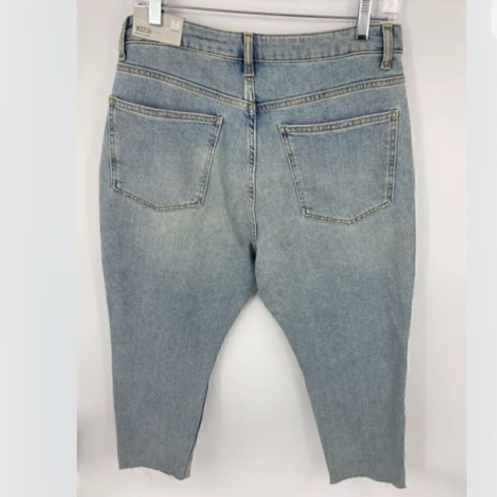 NWT TopShop Moto Mom Jeans Cropped High Rise - Picture 2 of 5